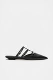 Kara Caged Pointed Flat  Black  hi-res