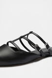 Kara Caged Pointed Flat  Black  hi-res