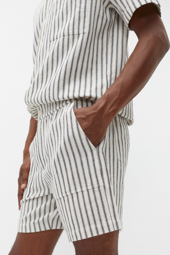 Textured Stripe Utility Short  Chalk Multi  hi-res