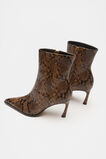 Zia Ankle Boot  Toffee Snake Print  hi-res