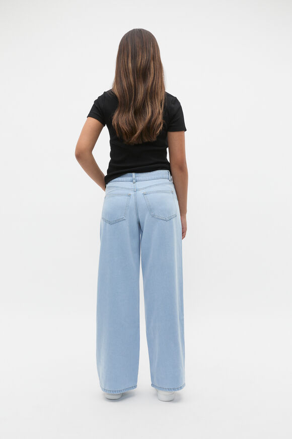 Soft Wide Leg Jean  Light Wash  hi-res