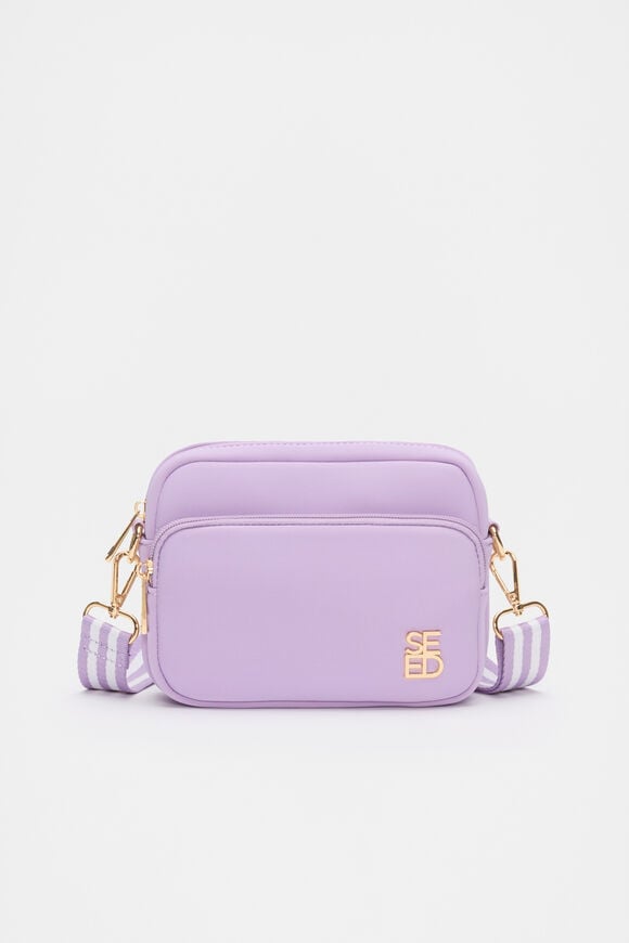 Quad Logo Cross Body Bag  Orchid Bloom  hi-res