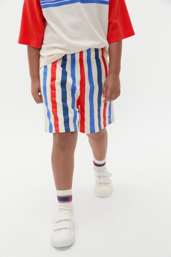 Bold Stripe Short  Multi Stripe  hi-res