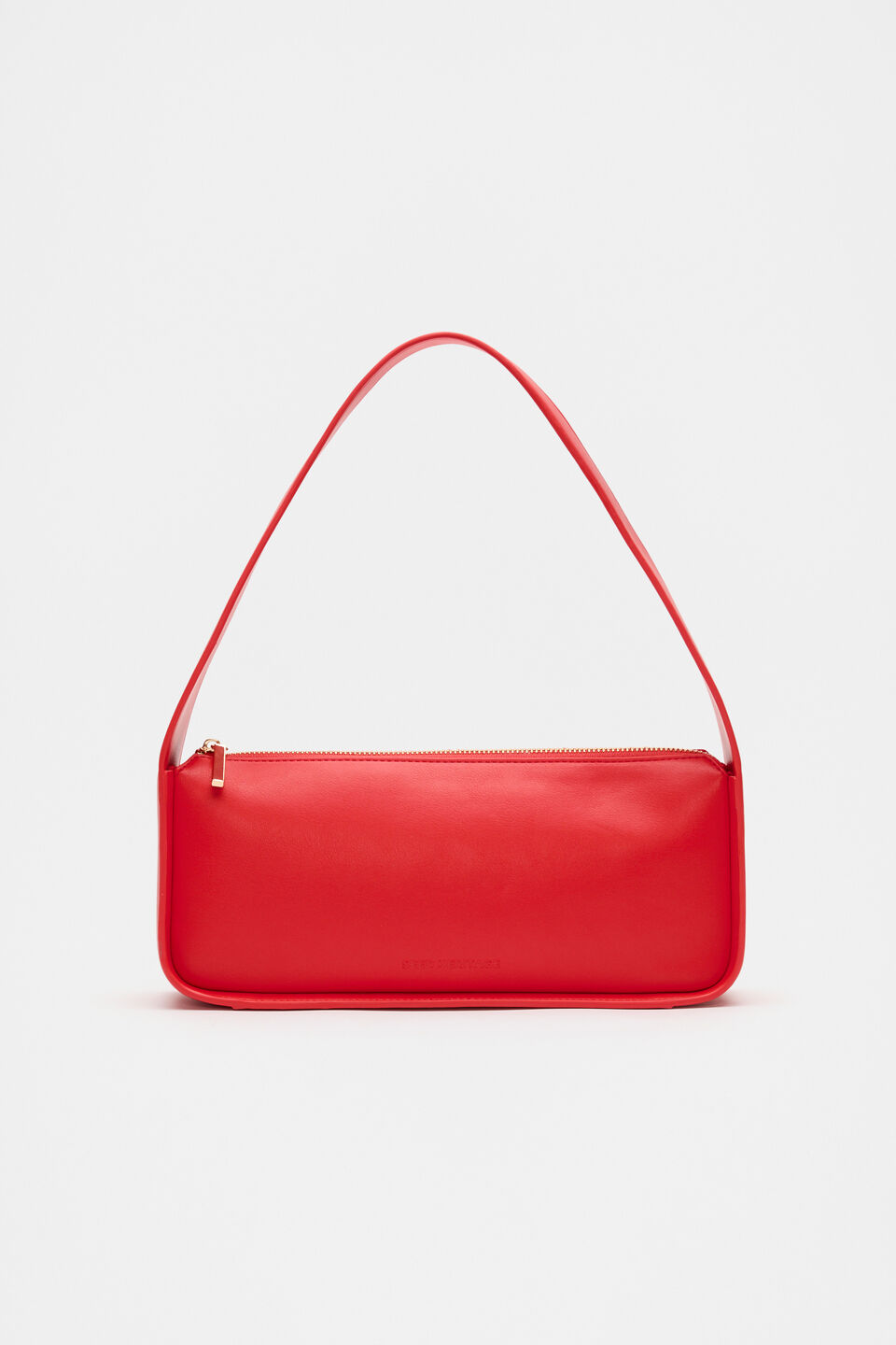 Baguette Shoulder Bag  Electric Crimson