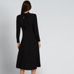 High Neck Jacquard Dress    hi-res