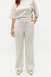 Wool Blend Tailored Pant  Oat  hi-res
