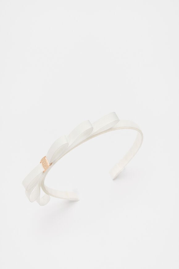Heritage Bow Headband  Canvas  hi-res