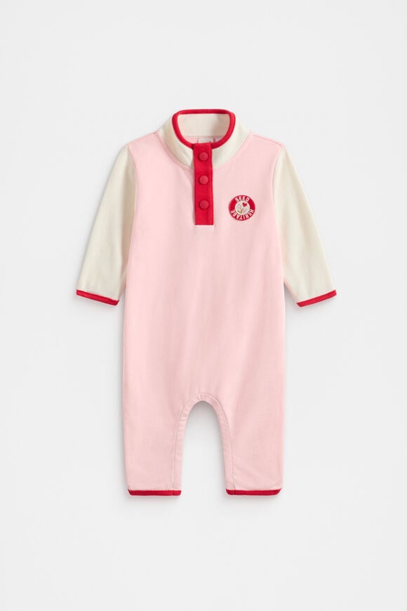 Colourblock Jumpsuit  Rose Petal  hi-res