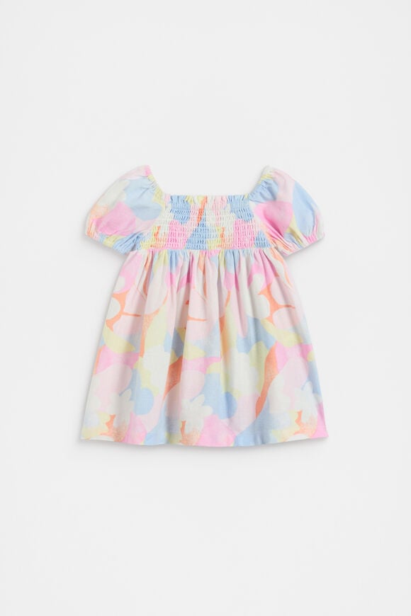 Abstract Floral Dress  Multi  hi-res