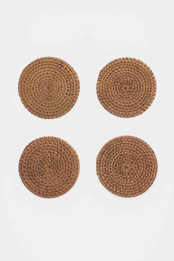 Evelyn Coaster Set of 4  Natural  hi-res