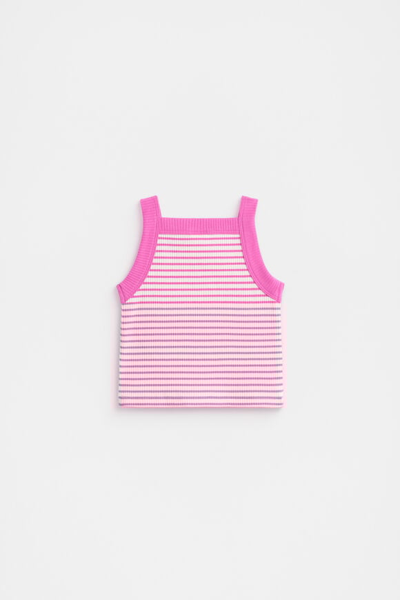 Core Logo Rib Tank  Wild Berry  hi-res