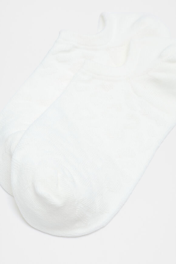 Ocelot Mesh Texture Sock  Cream  hi-res