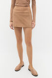 Suede Mini Skirt  Amaretto  hi-res
