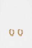 Fine Rope Earring  Gold  hi-res