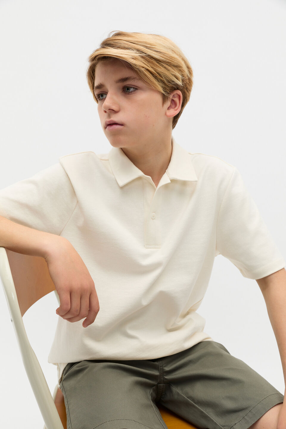 Tee Polo  Vintage Cream