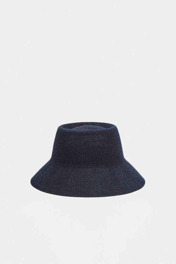 Knitted Bucket Hat  Twilight Blue  hi-res