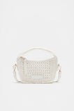 Woven Mini Cross Body Bag  White  hi-res