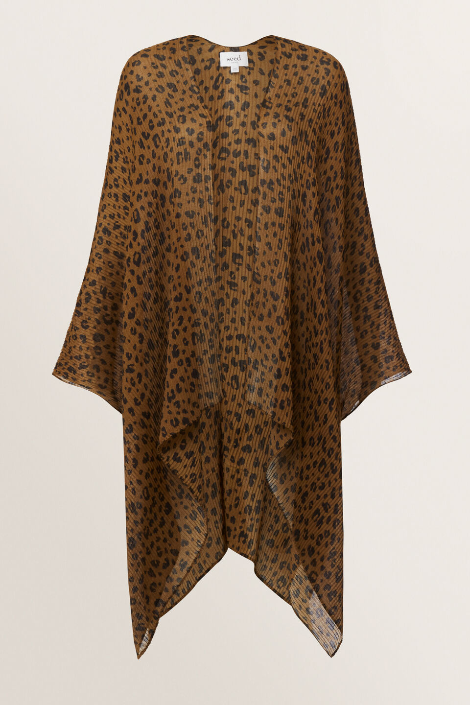 Pleated Summer Poncho  