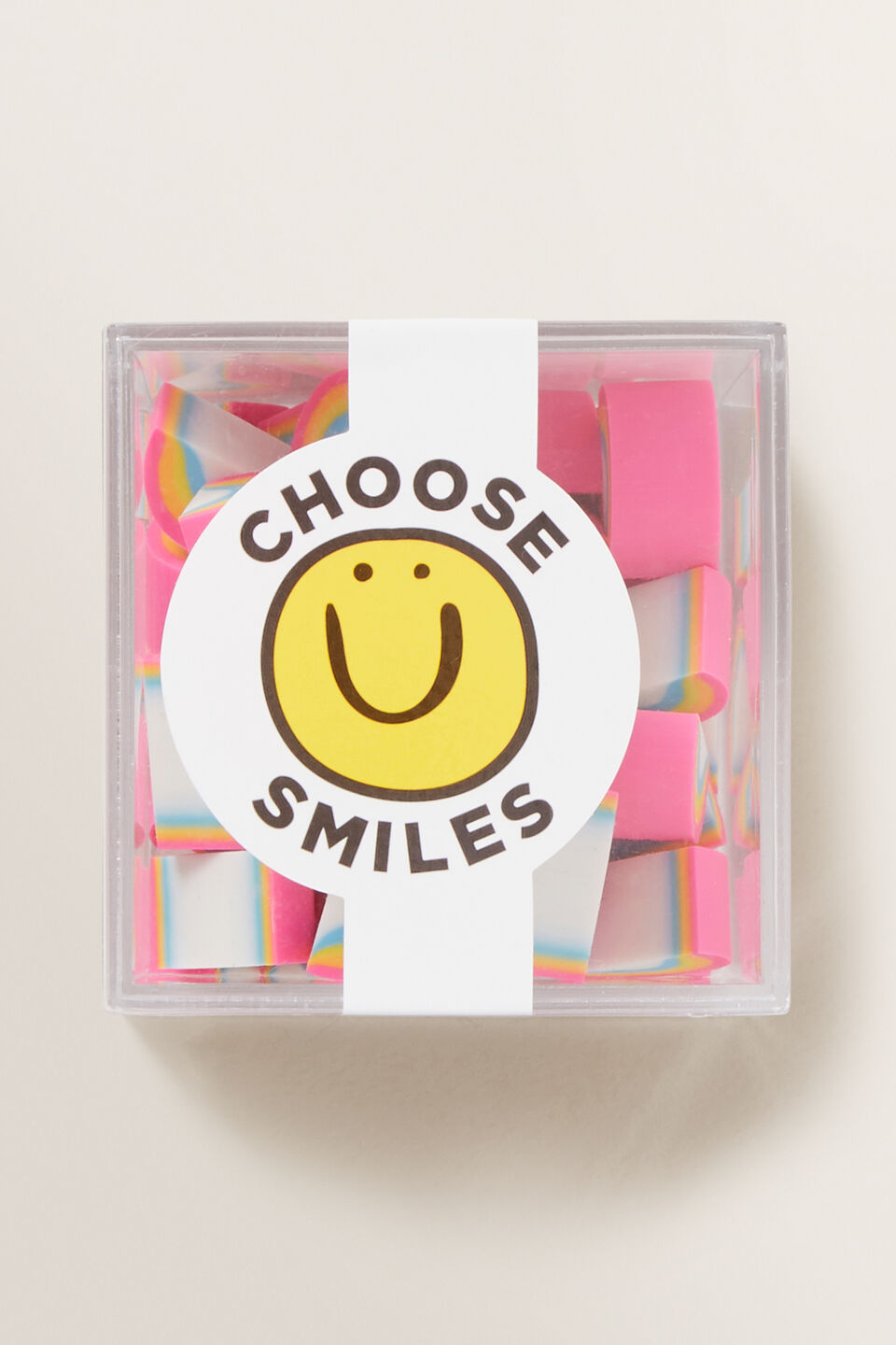 Rainbow Mini Eraser Box  