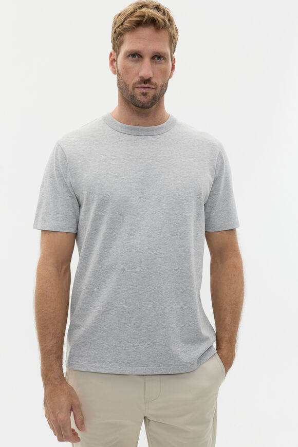 Crew Tee  Silver Marle  hi-res