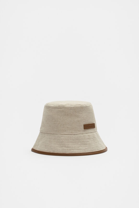 Trim Detail Bucket Hat  Deep Tan  hi-res