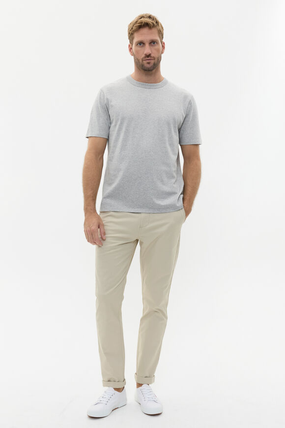 Crew Tee  Silver Marle  hi-res