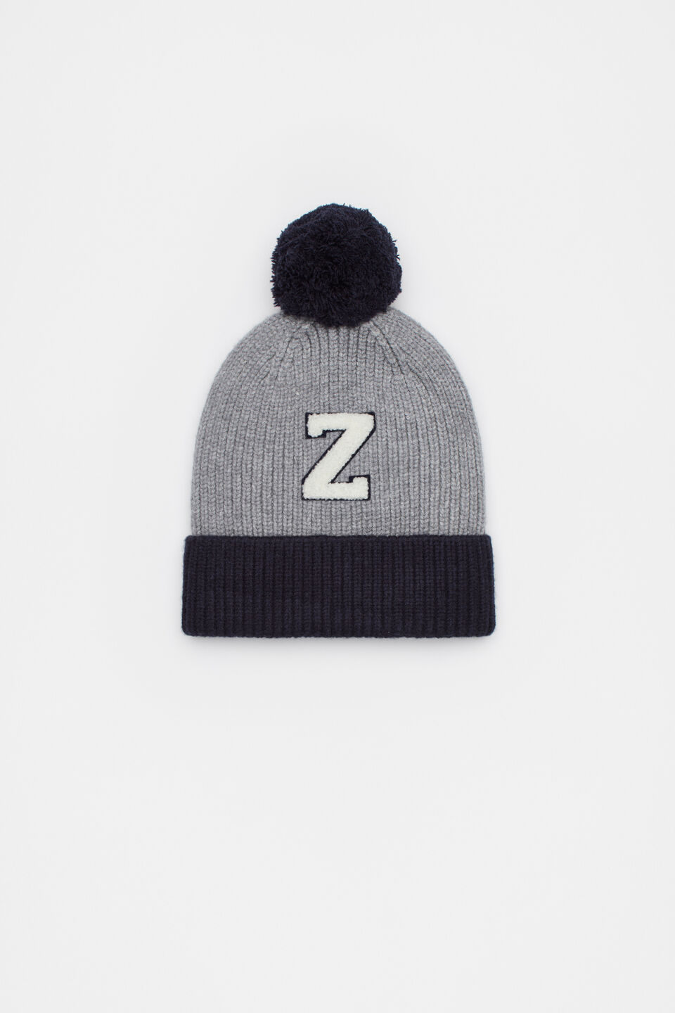 Colourblock Initial Beanie  Z