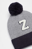 Colourblock Initial Beanie  Z  hi-res