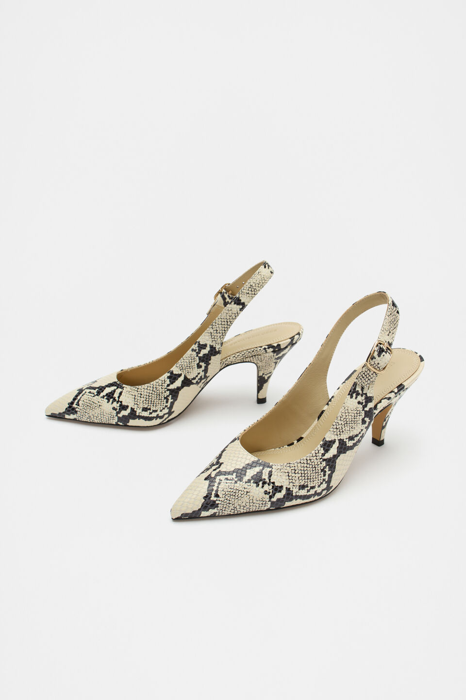 Elora Snake Print Slingback Pump  Snake Print
