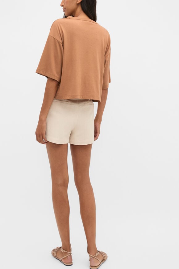 Boxy Draped Tee  Copper  hi-res