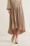 Hi-Lo Pleated Skirt    hi-res