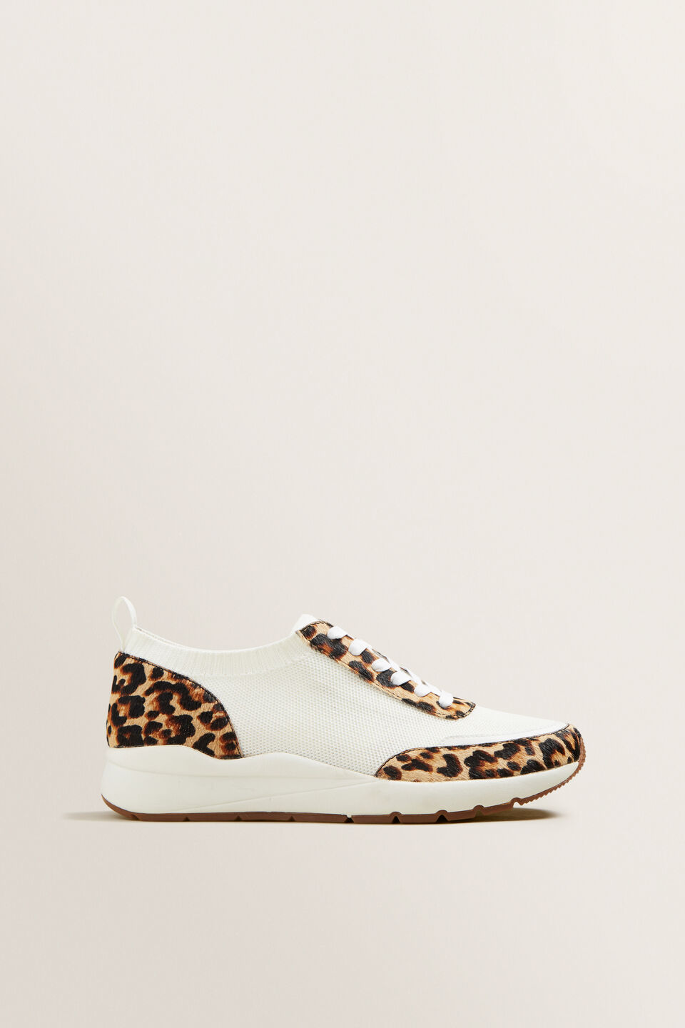 Leather Knit Sneaker  