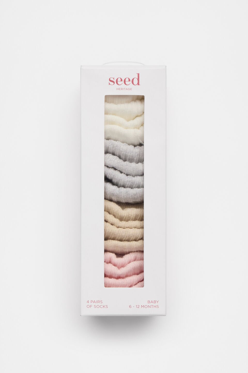 Rib Sock Multipack  Light Pink
