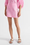 Core Linen Mini Skirt  Pink Gin  hi-res
