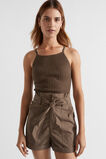 Rib Knit Camisole  Affogato  hi-res