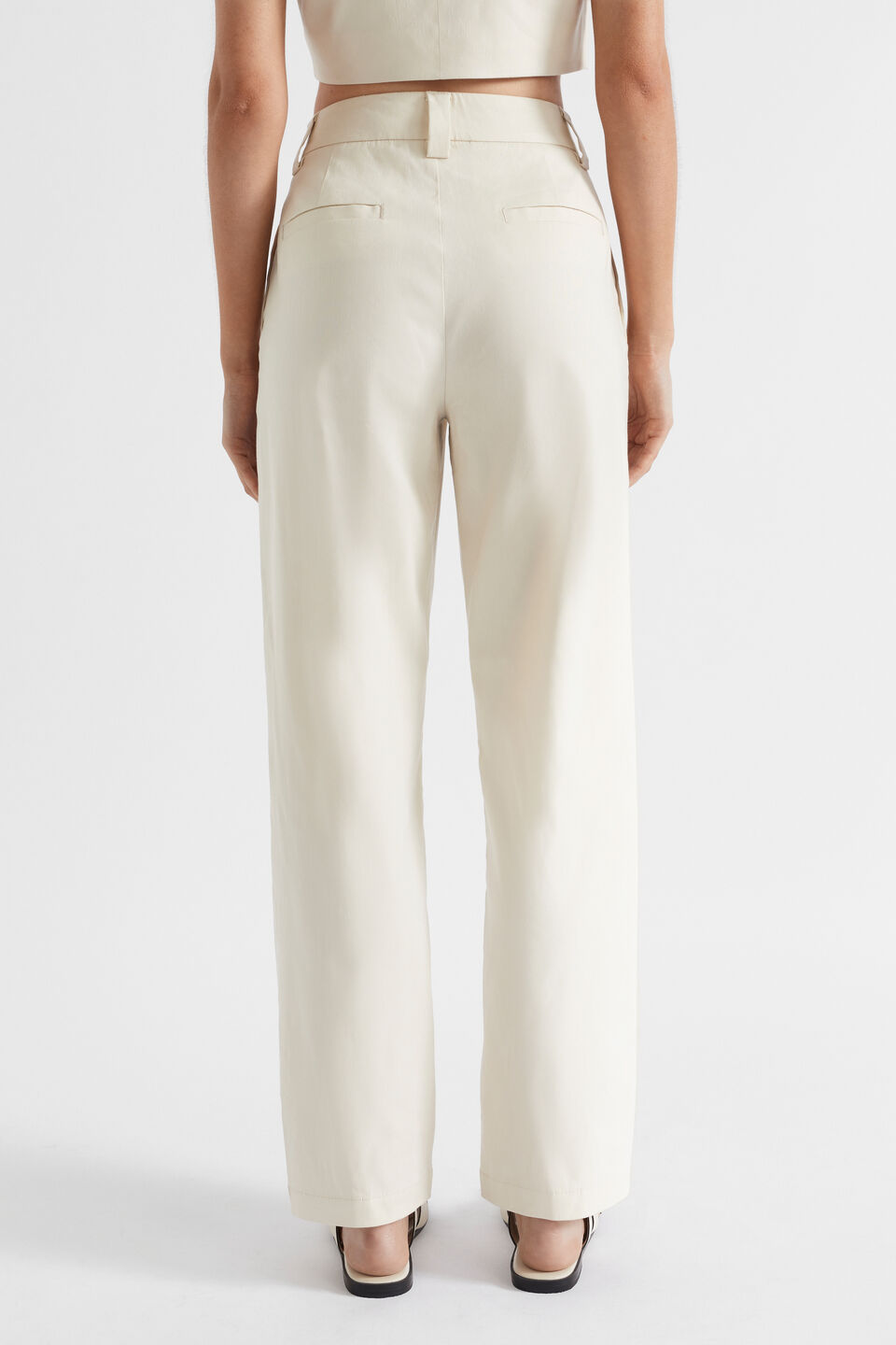 Pleat Front Trouser  Oyster