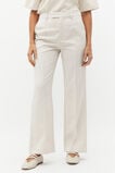 Wool Blend Tailored Pant  Oat  hi-res