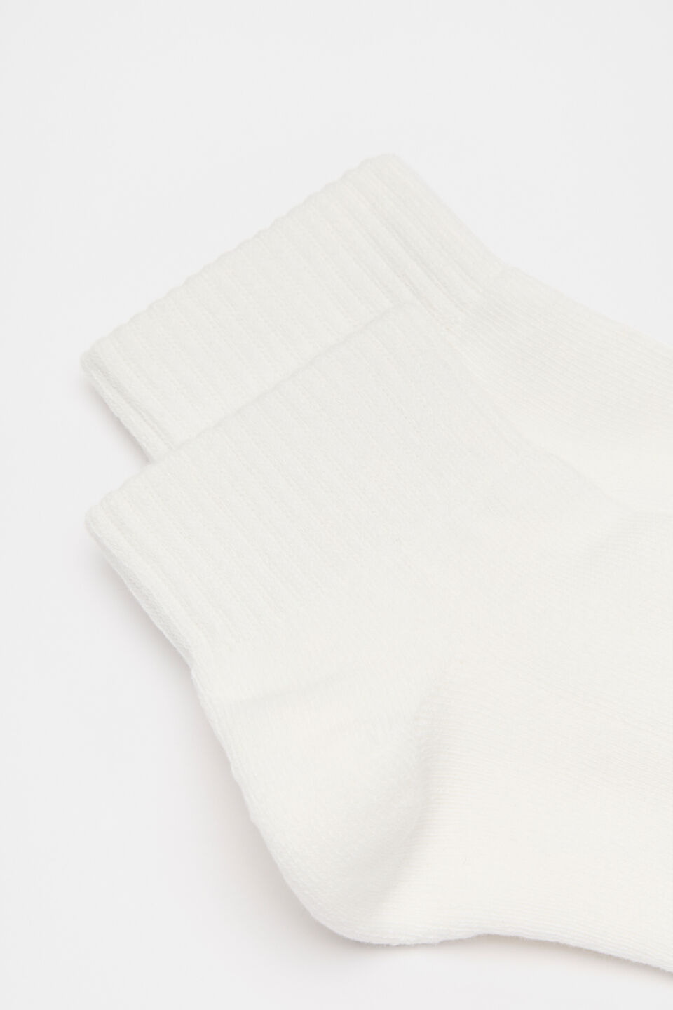 Cushioned Logo Ankle Sock  Cream Navy