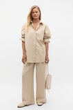 Relaxed High Waist Pant  Latte  hi-res