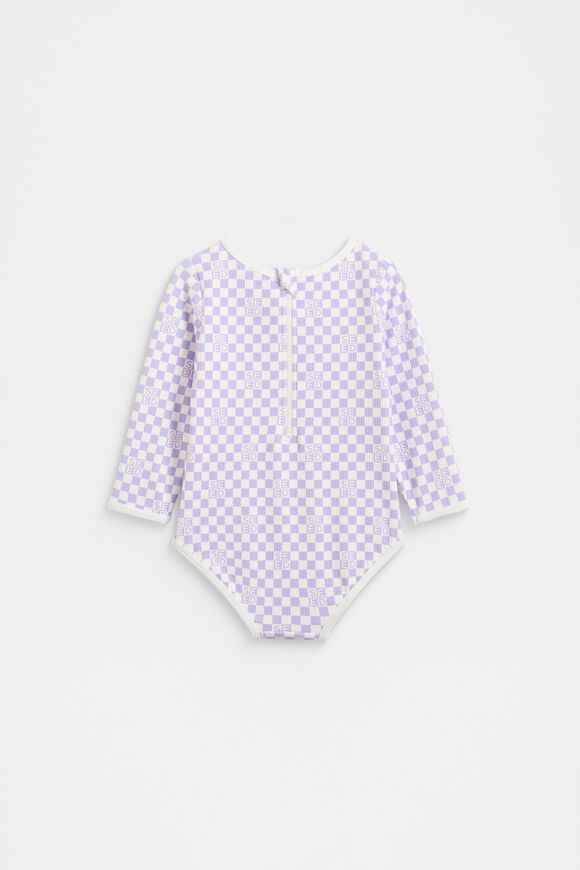 Check Logo Rashsuit  Lavender  hi-res