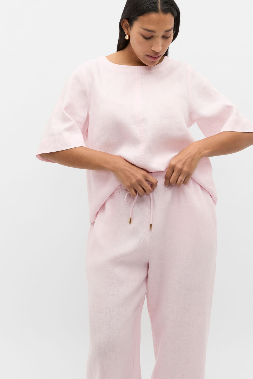 Core Linen Tee  Primrose