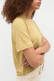 Linen Neat Tee  Honey  hi-res