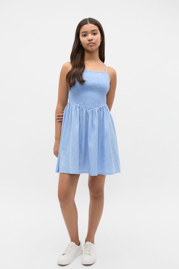 Smocked Dress  Bright Sky  hi-res