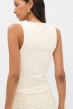 Cotton Rib Tank  Coconut Cream  hi-res