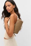 Suede Pouch Shoulder Bag  Toffee  hi-res