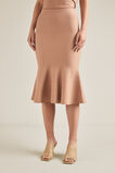 Flutted Crepe Knit Skirt    hi-res