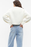 Cotton Raglan Cardigan  Cloud Cream  hi-res