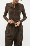 Double Waist Pant  Dark Espresso  hi-res