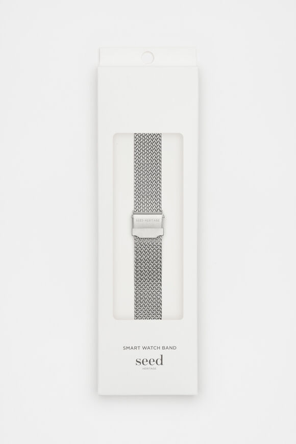 Smart Watch Band Mesh  Silver  hi-res