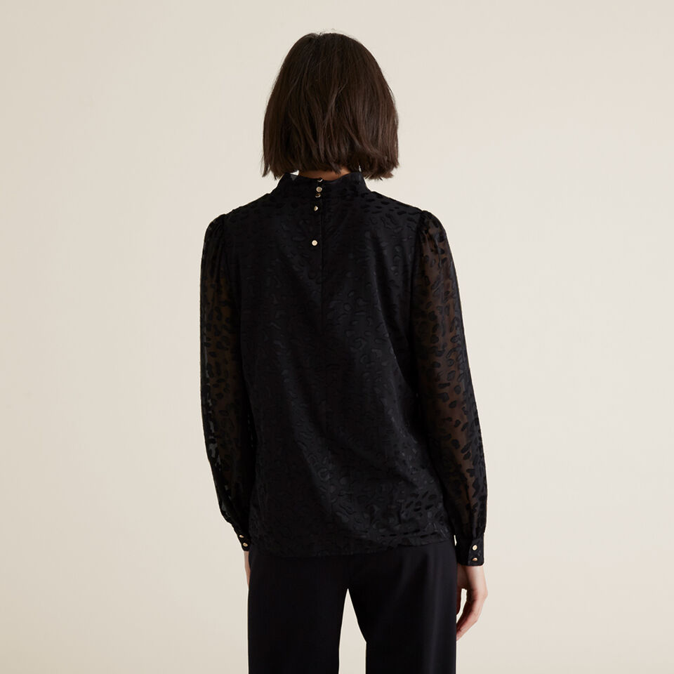 Animal Devore Blouse  